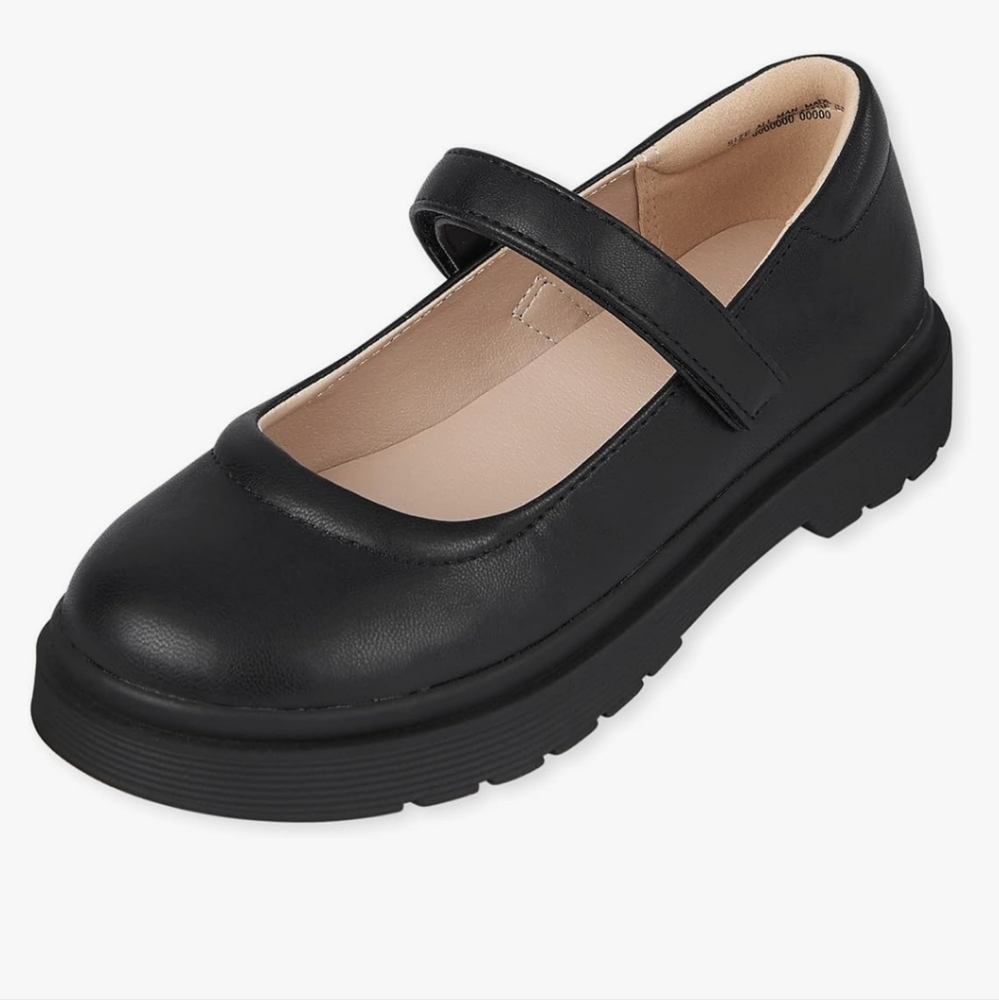The Children's Place Black Dress Shoes with Strap